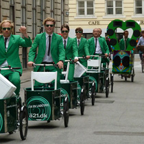 Fra ladcykel-event med Mr. Green